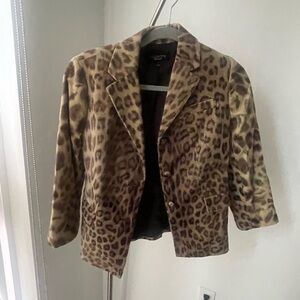Talbots Leopard / cheetah Print Jacket